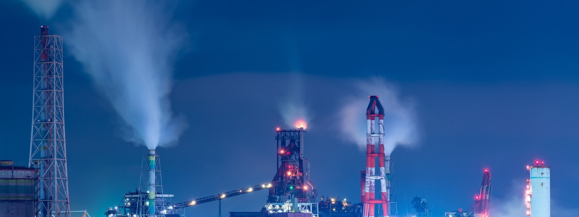 Hebei industrial belt at night